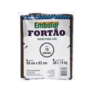 Saco Lixo Fortão 30LT/6KG 58*62 10UN